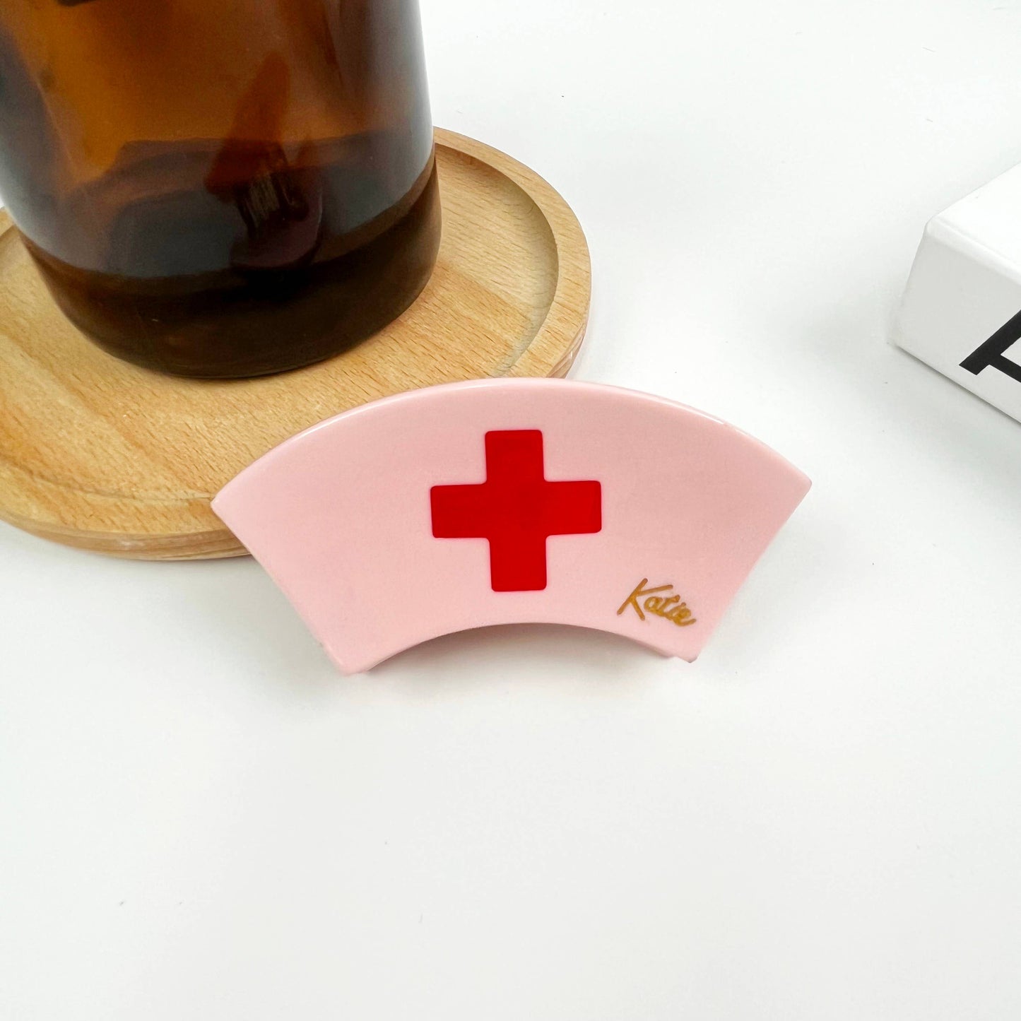 Acetate Pill Hair Clips