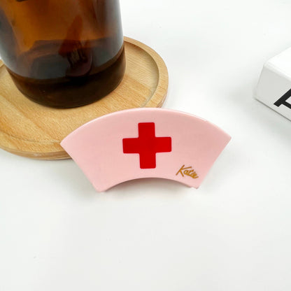 Acetate Pill Hair Clips
