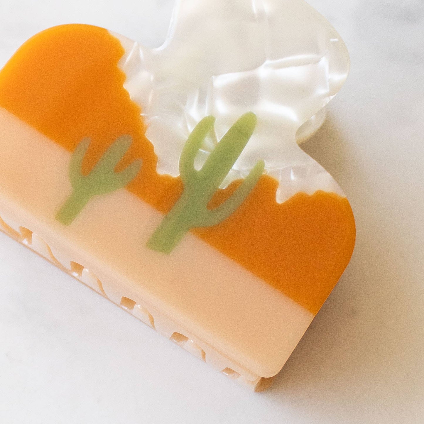 Eco Desert Cactus Hair Claw Clip