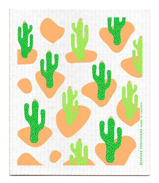 Tall Cactus  Swedish Dishcloth