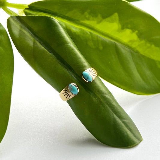 Turquoise Ray Ring