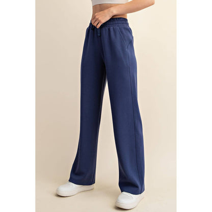 MODAL POLY SPAN SCUBA STRAIGHT PANT