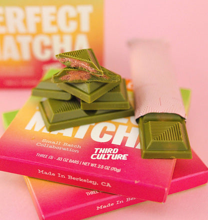 Perfect Matcha Strawberry White Chocolate Bar