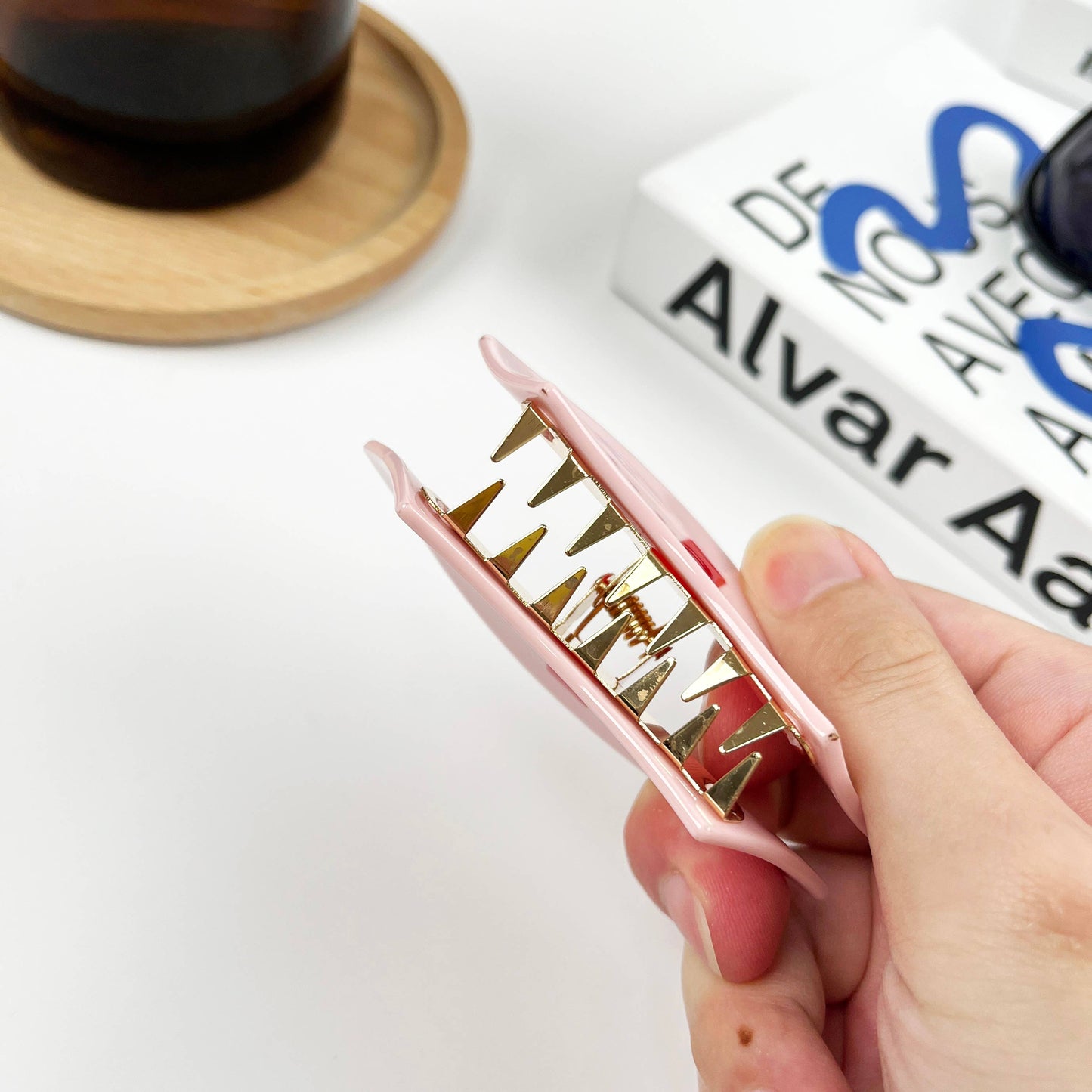 Acetate Pill Hair Clips