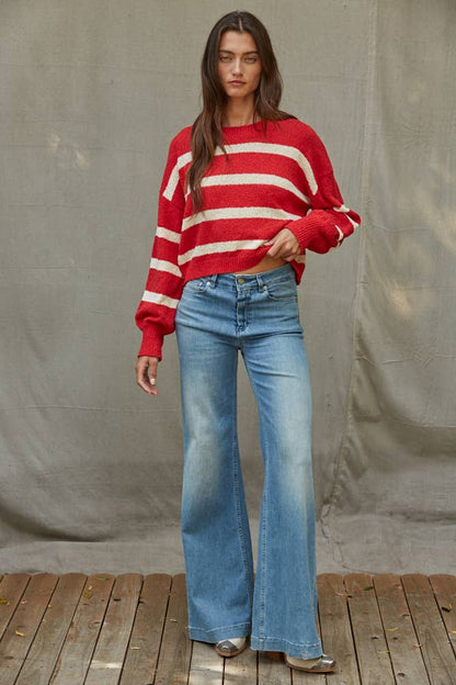 Harbor Stripe Knit Pullover