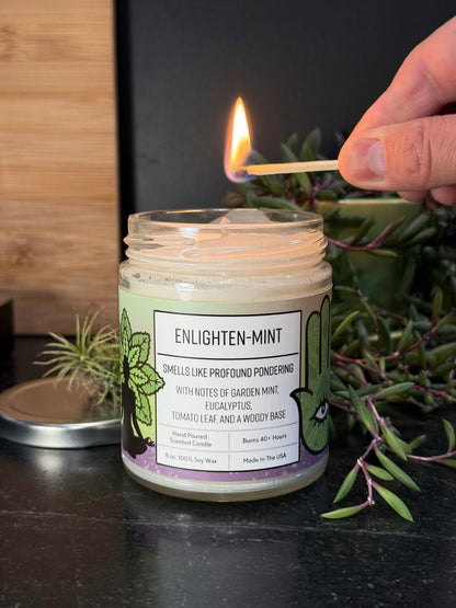 Enlighten Mint Candle