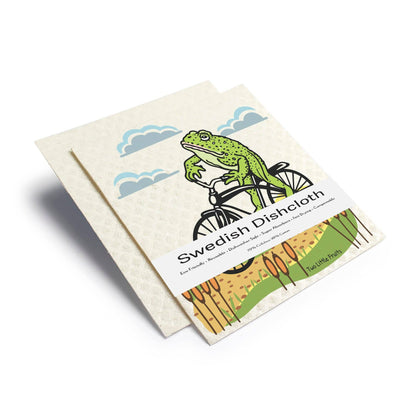 Cute Frog Swedish Dishcloth