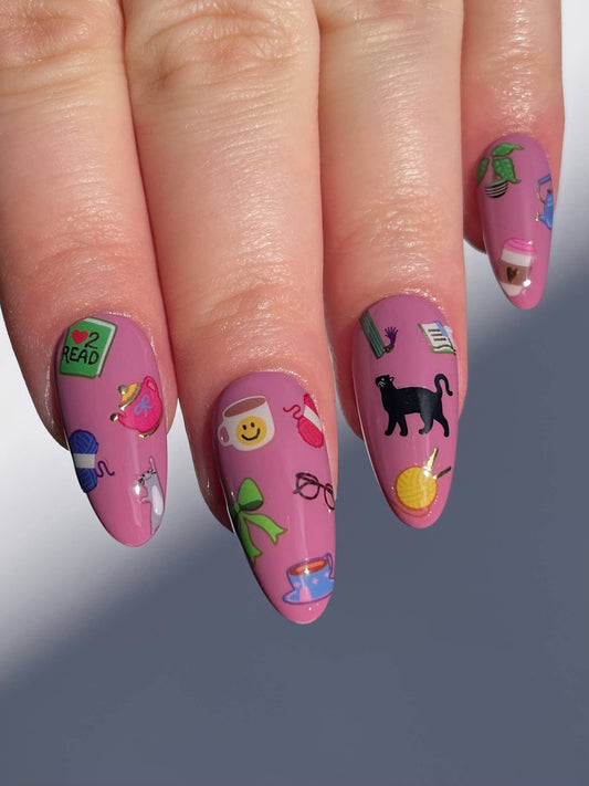 Nail Art Stickers - PLOT TWIST