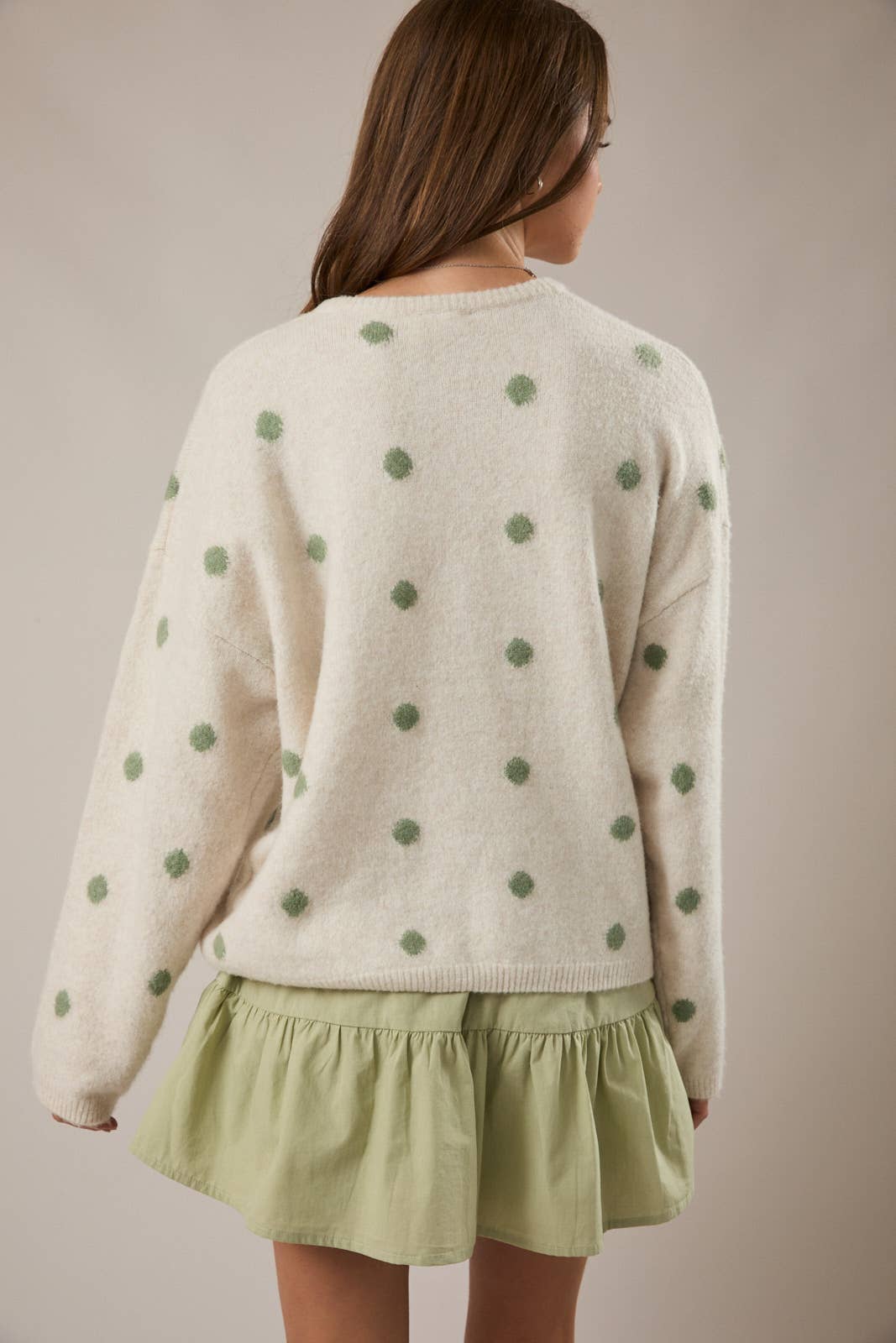 Harbor Dot Sweater Cardigan