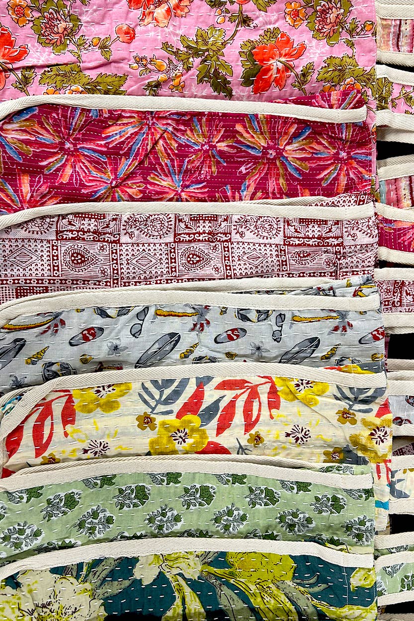 Kantha Reuseable Market Bags