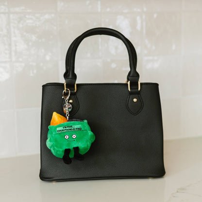 Dumpster Fire Plushie Bag Charm