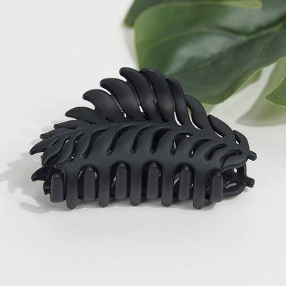 Matte Leaf Hair Claw Clip