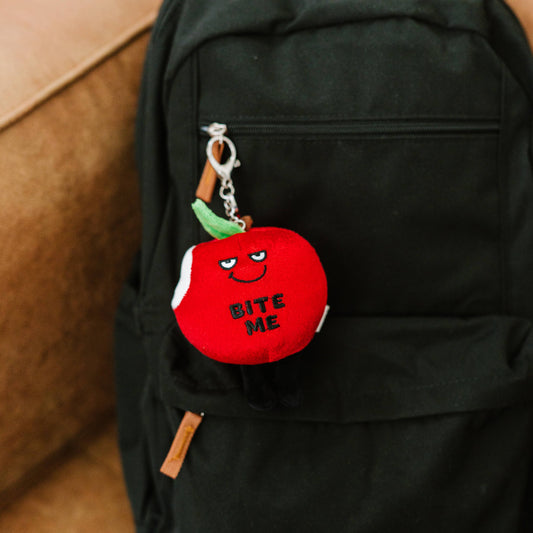 Apple Plush Bag Charm  Soft Cuddly Toy Funny Cute Gift