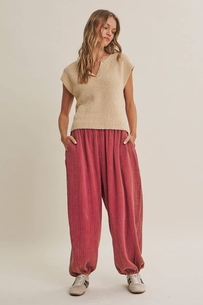 Breezy Cotton Sweater