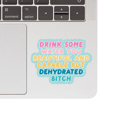 Drink Some Water You Bitch Sticker