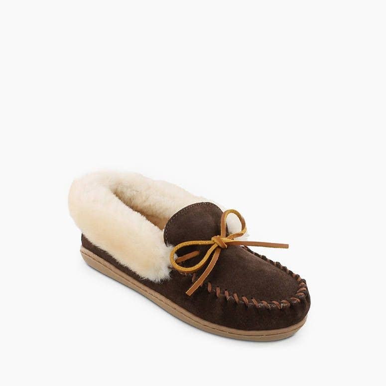 Women's Alpine Cozy Sheepskin Suede Slipper House Shoe