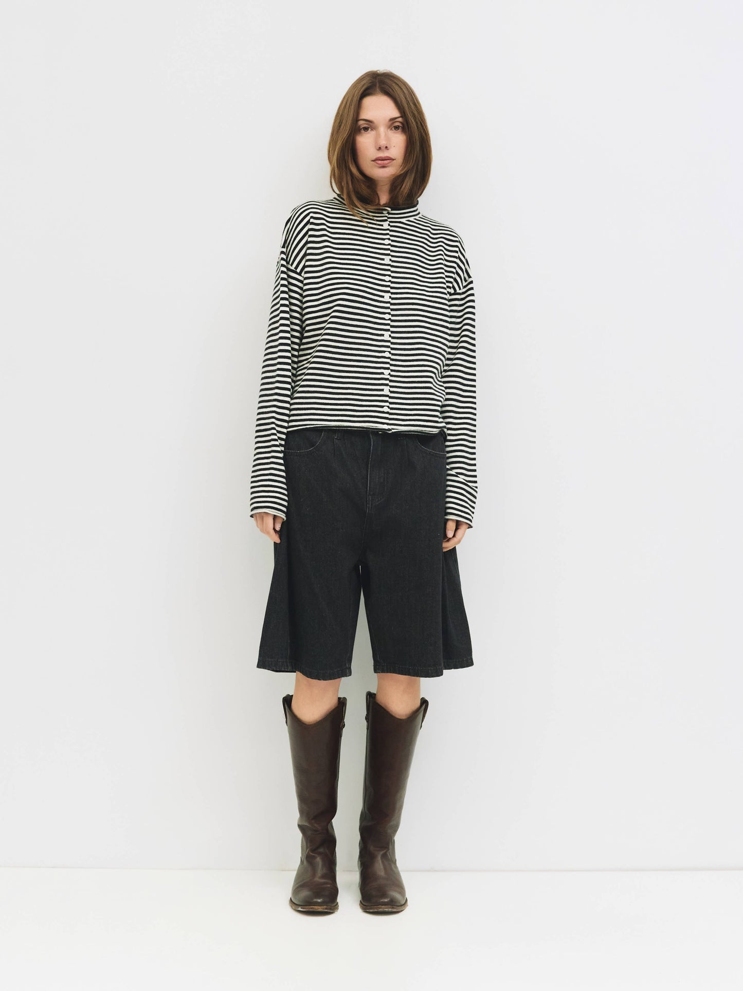 The Elisa Striped Cardigan