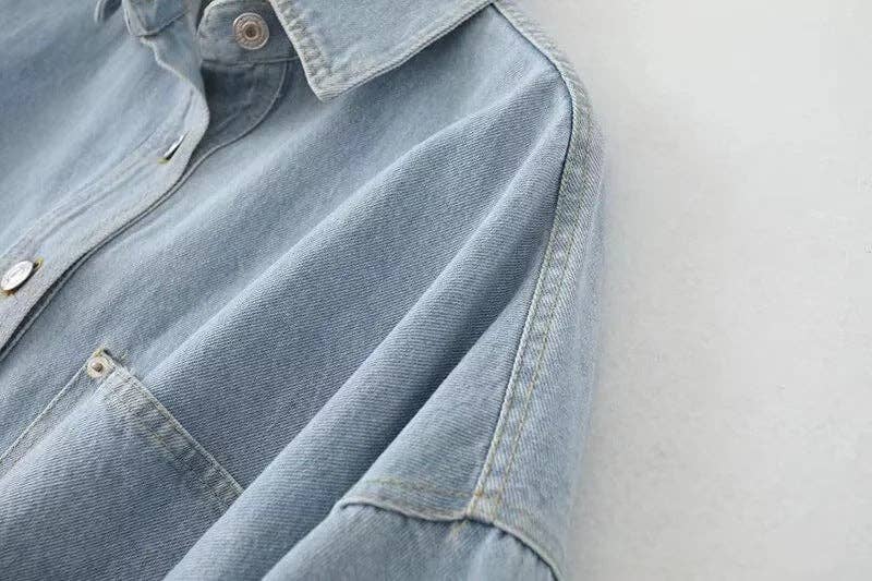 Oversized Jean Shacket