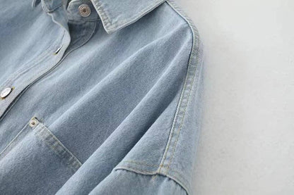 Oversized Jean Shacket
