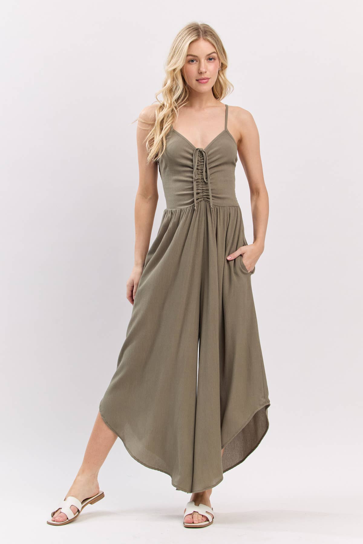 The Shoreline Woven Jumpsuit