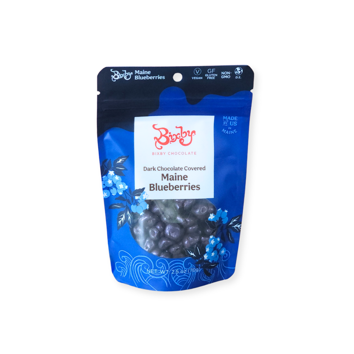 Dark Chocolate Covered Maine Blueberries