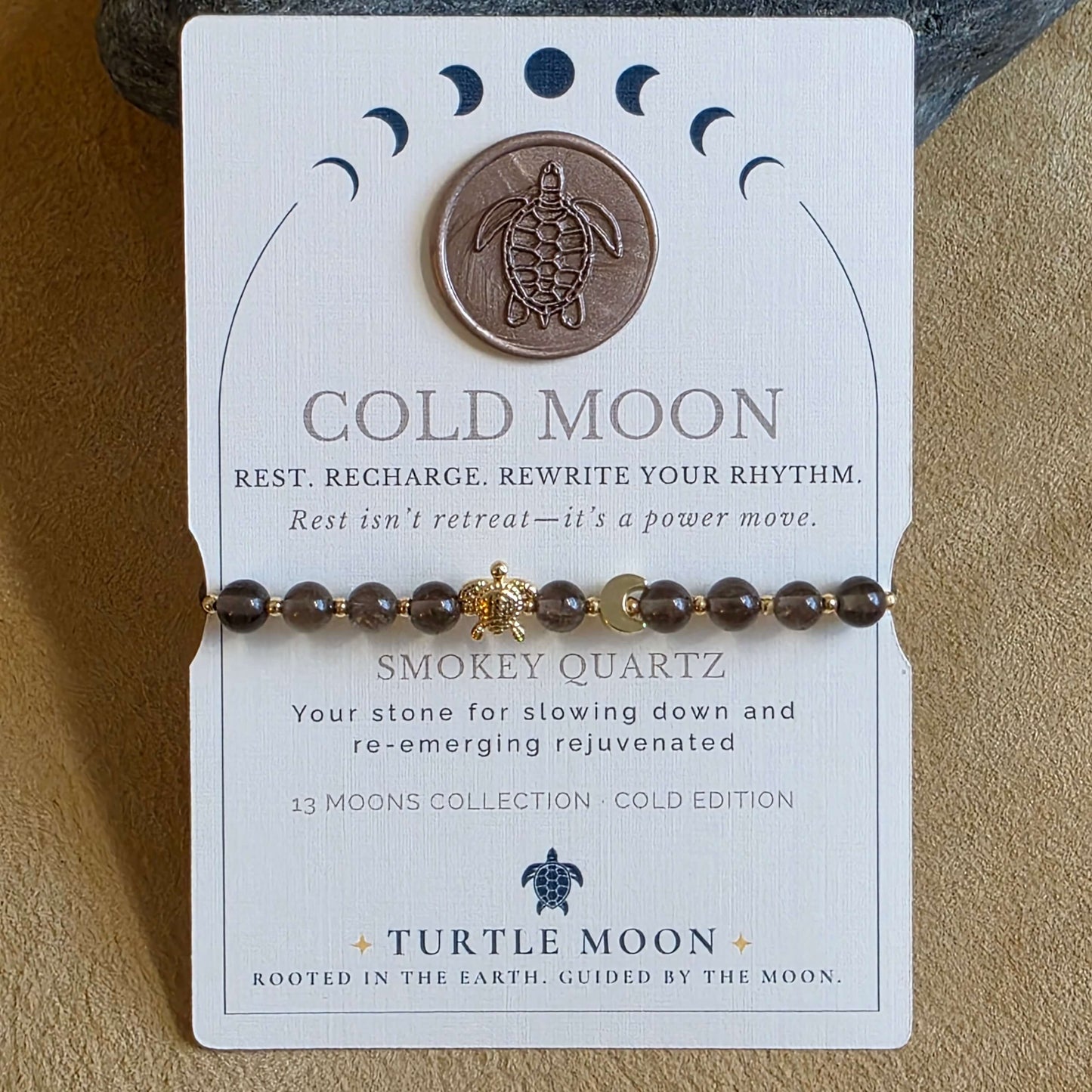 Cold Moon Bracelet | Smokey Quartz