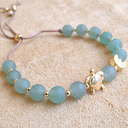 Worm Moon Bracelet | Green Aventurine
