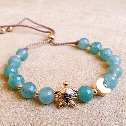 Worm Moon Bracelet | Green Aventurine