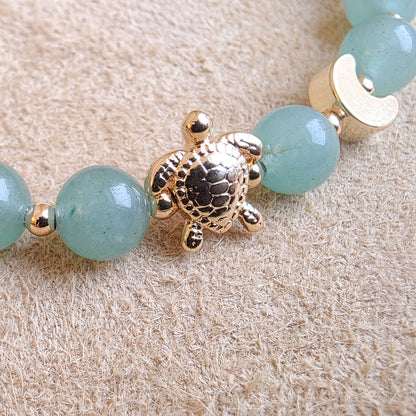 Worm Moon Bracelet | Green Aventurine