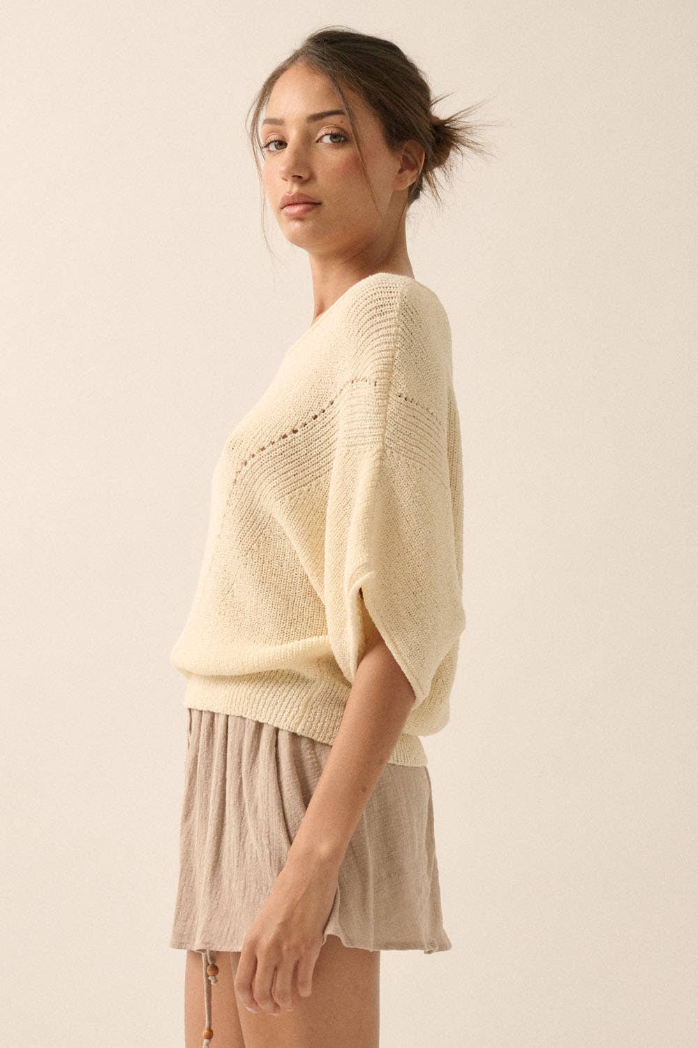 The Willow Pointelle Sweater