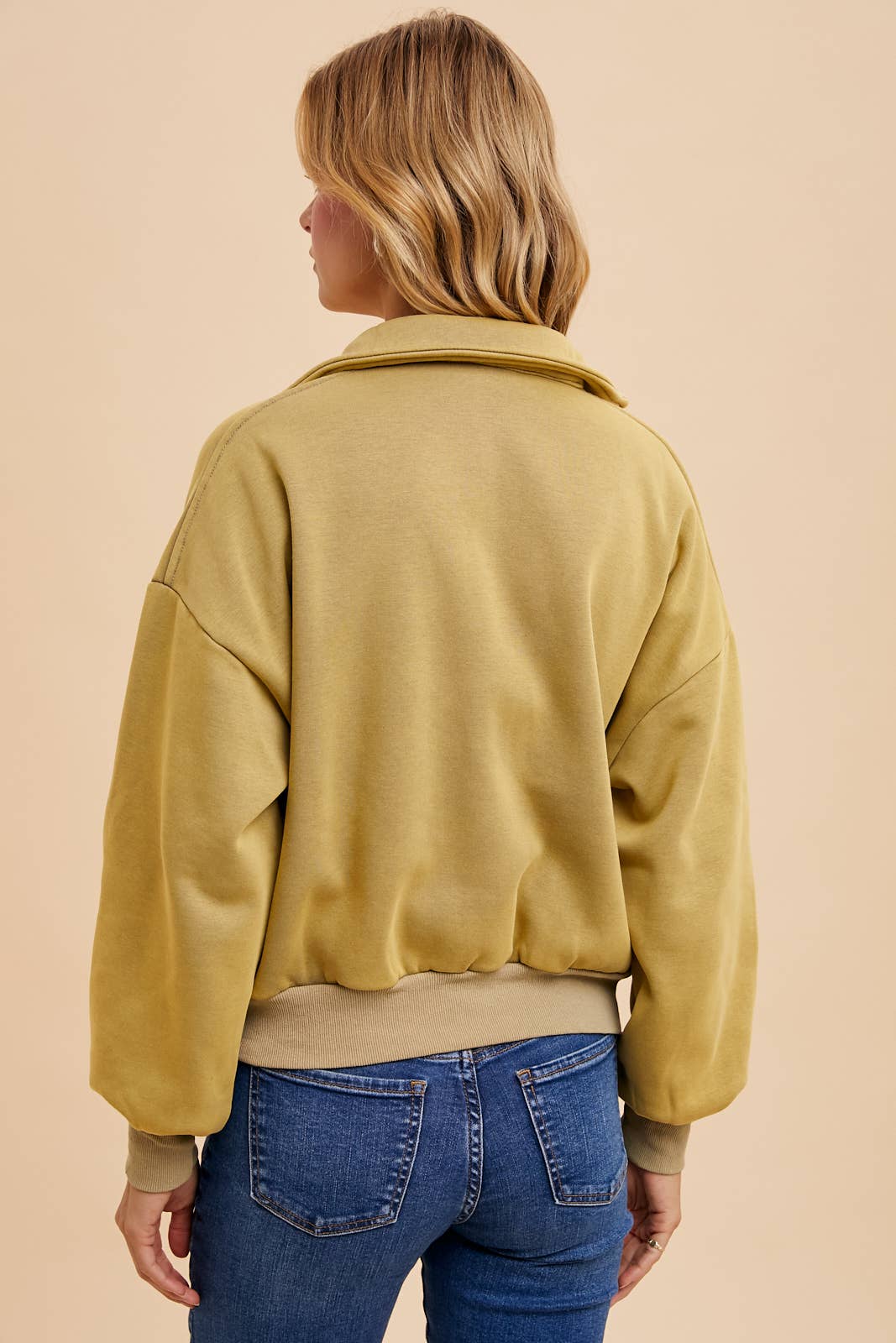 Cropped Polo Pullover