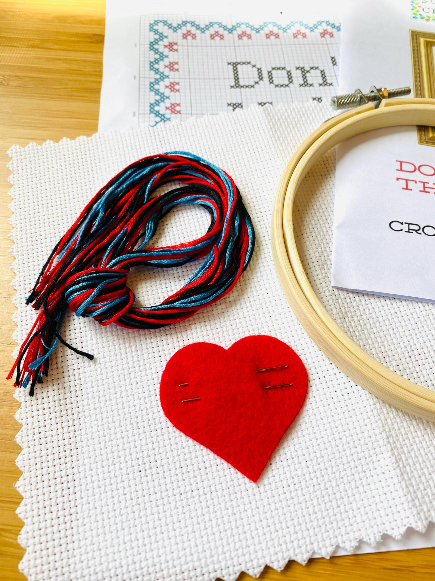 Fresh Out of F*cks Cross Stitch Kit