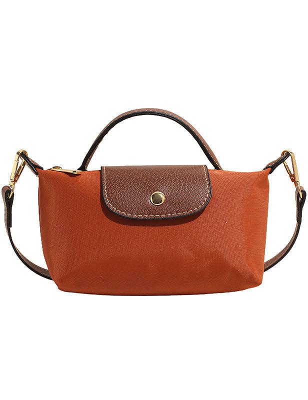 Simple Color Block Crossbody Bag