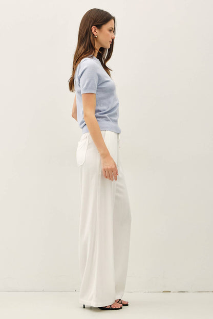 Effortless Striped Linen Pant