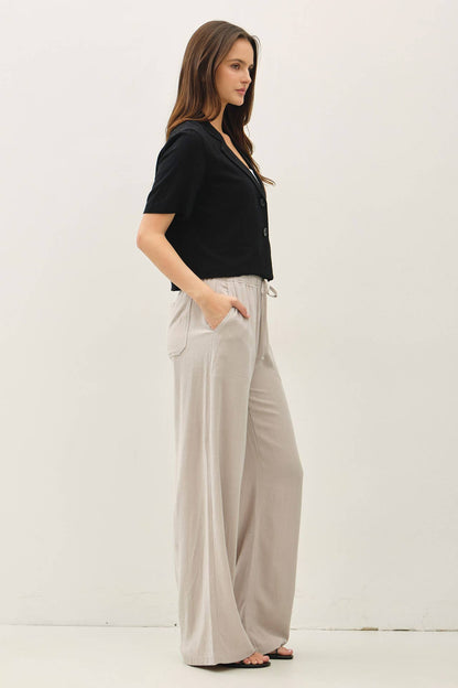 Effortless Striped Linen Pant
