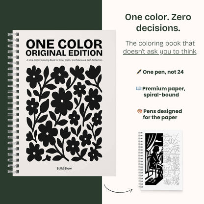 One Color Coloring Book - Original Edition