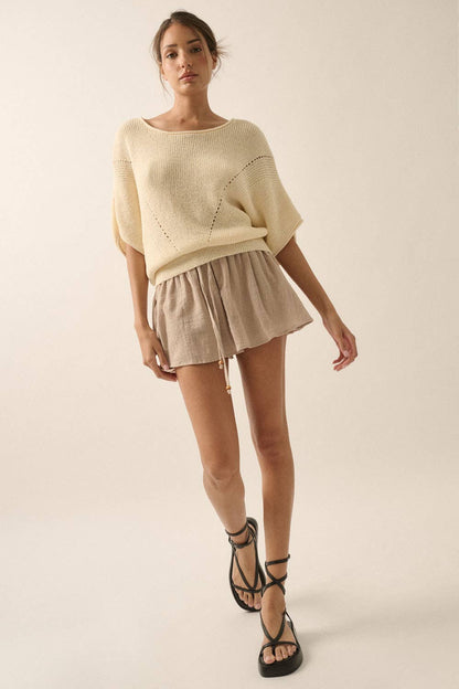The Willow Pointelle Sweater