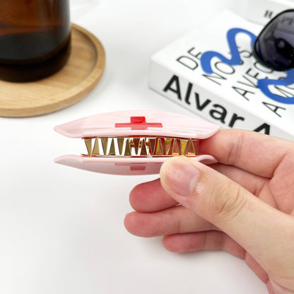 Acetate Pill Hair Clips