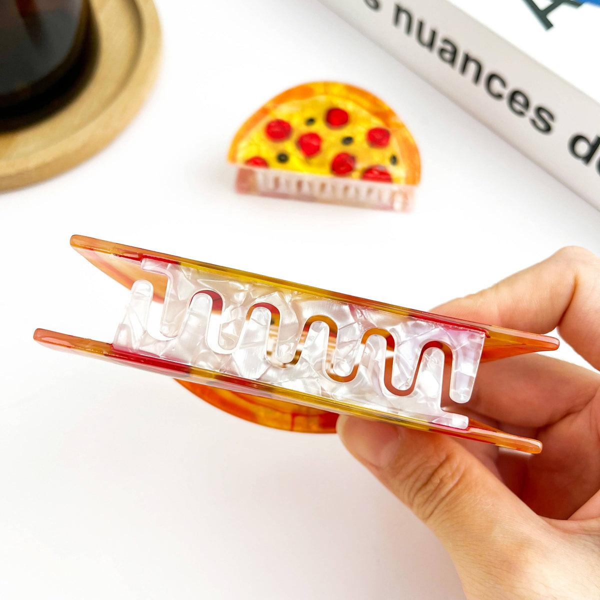 Half Pizza Hair Clip