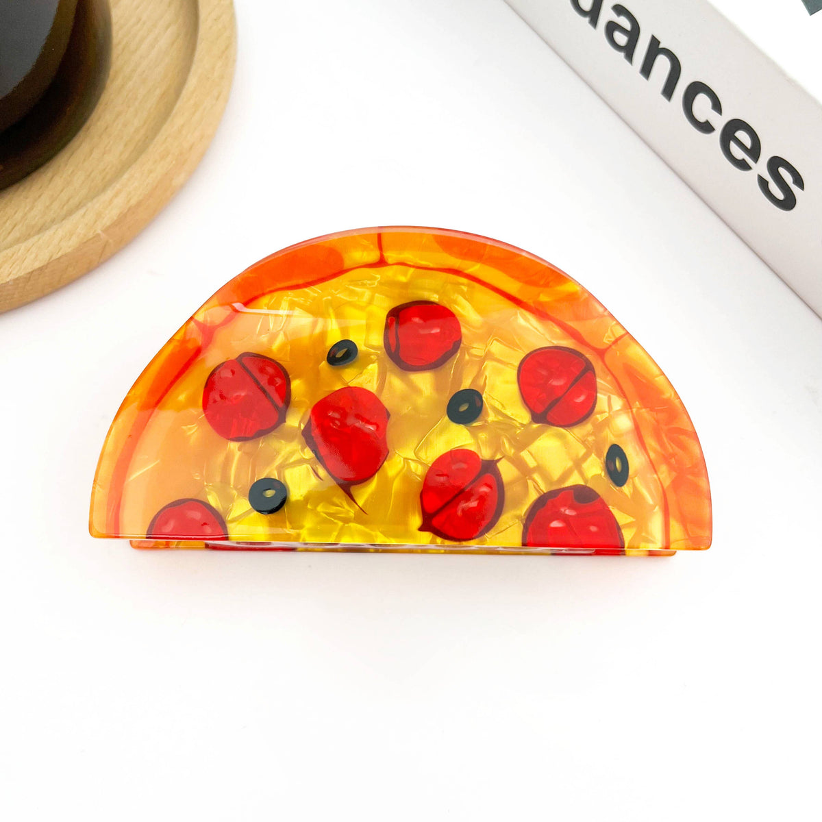 Half Pizza Hair Clip
