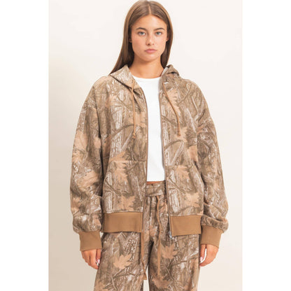 Relaxed Camo Hoodie