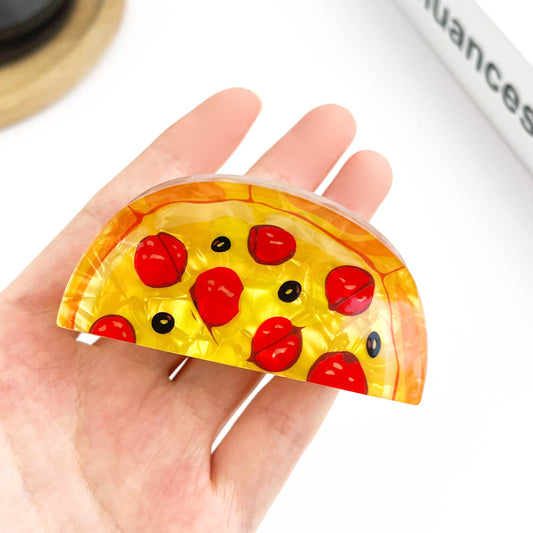Half Pizza Hair Clip