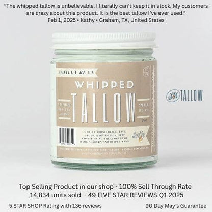 Vanilla Whipped Tallow Moisturizer