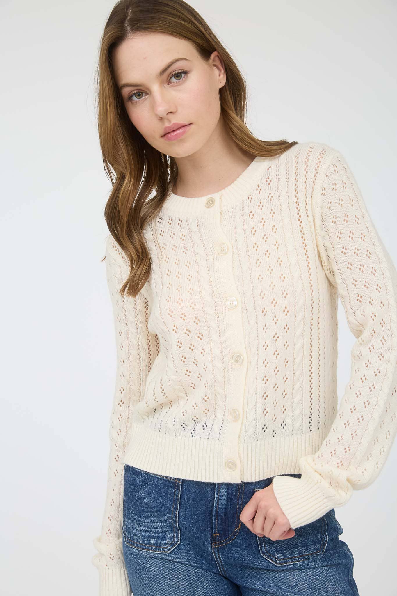 Softest Lightweight Cable Knit Sweater