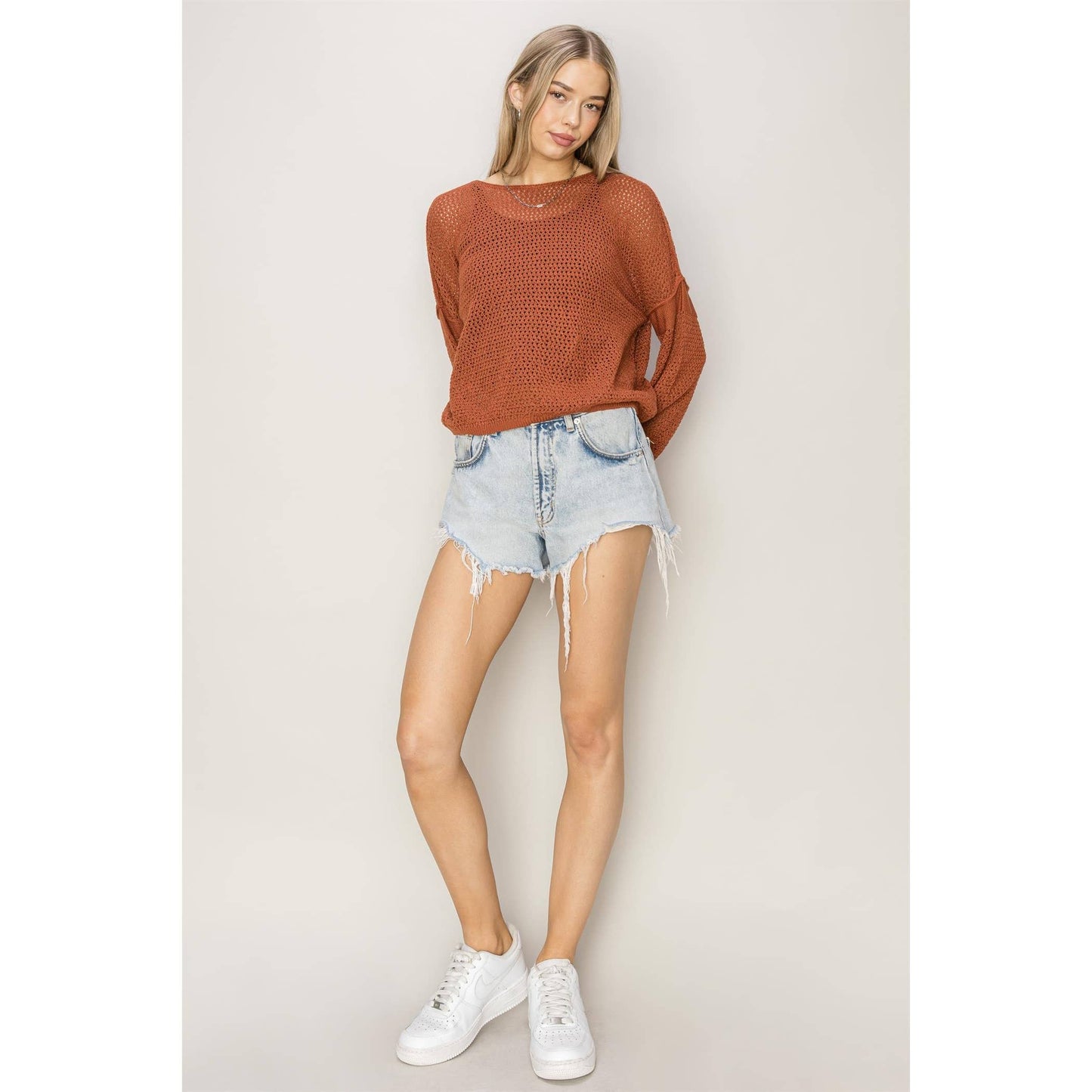 Coastal Mesh Sweater