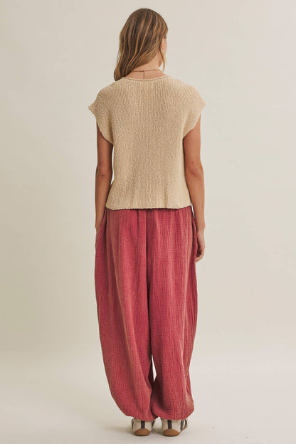 Breezy Cotton Sweater