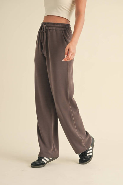 Super Soft Air Scuba Wide Leg Pants