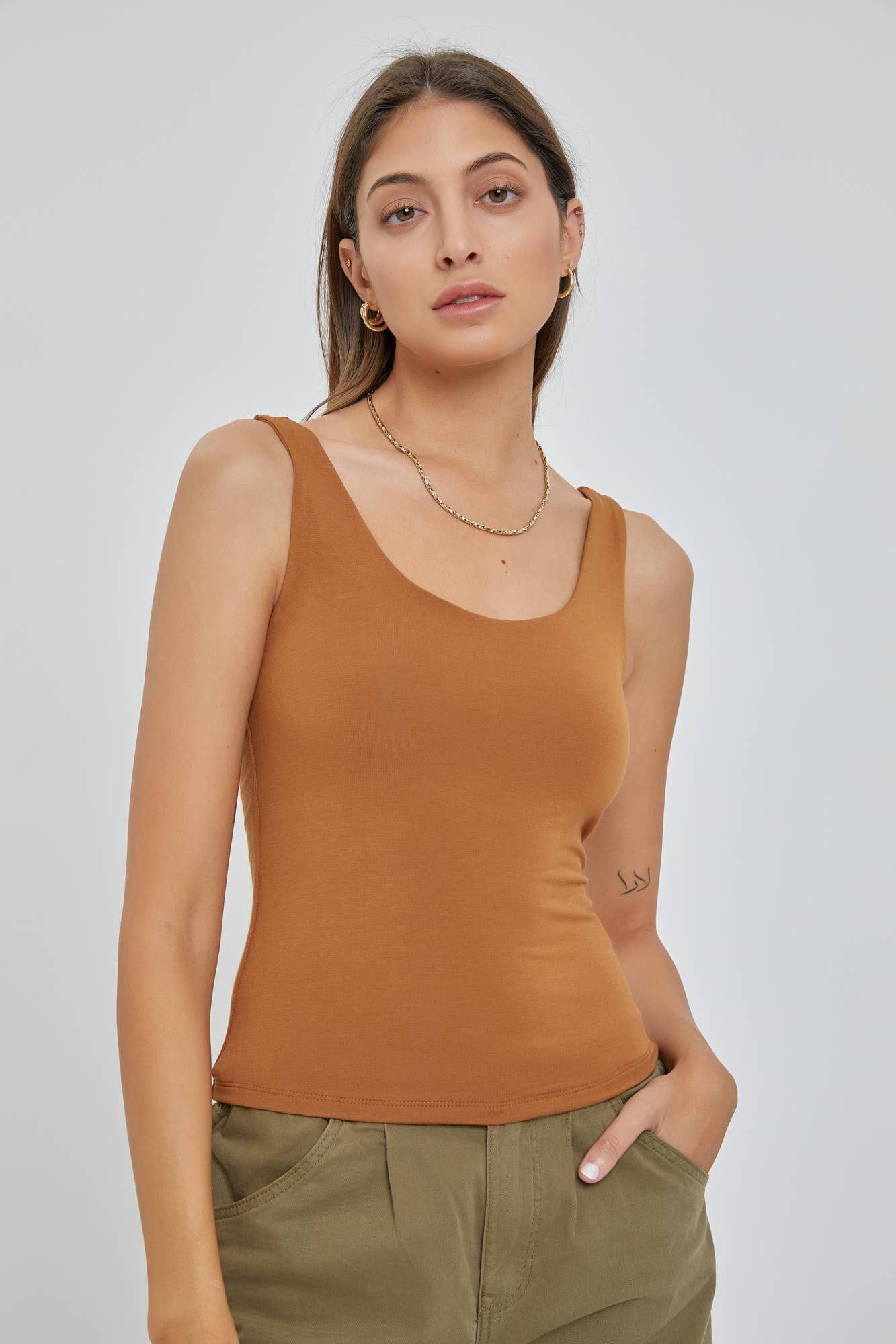 Basic Scoop Neck Tank