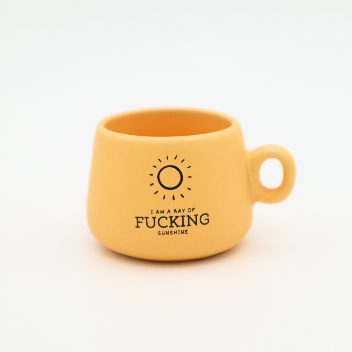 Cappuccino Mug Shot Glass I Am A Ray of Fucking Sunshine