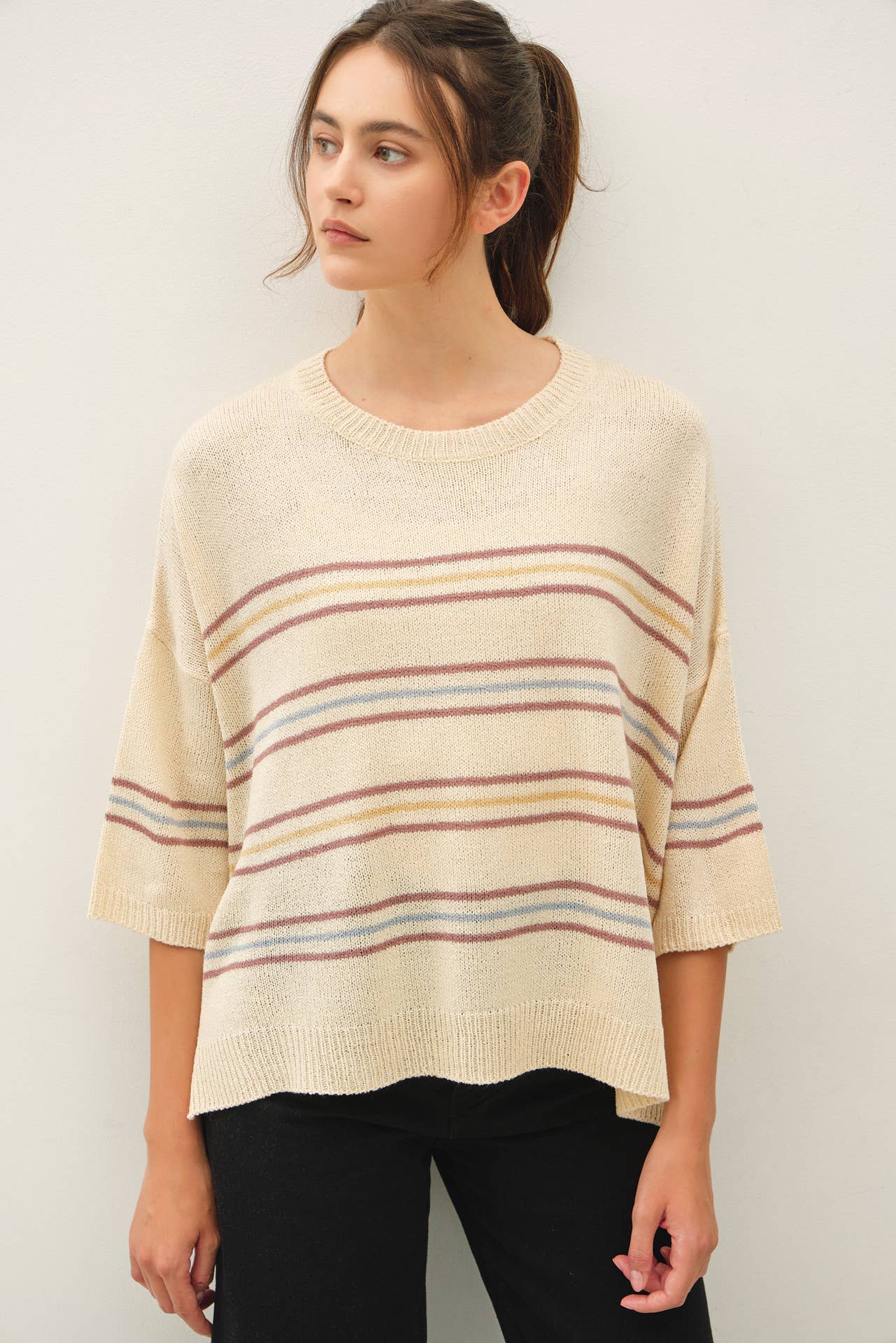 Sunwashed Stripe Pullover